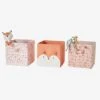 Lot De 3 Bacs De Rangement FLEURETTES Rose - Vertbaudet -Meubles Pour Enfants lot de 3 bacs de rangement fleurettes