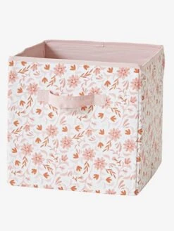 Lot De 3 Bacs De Rangement FLEURETTES Rose - Vertbaudet -Meubles Pour Enfants lot de 3 bacs de rangement fleurettes 3